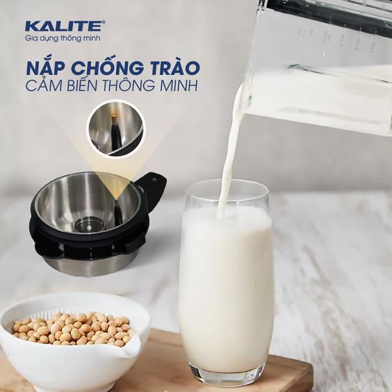 Máy làm sữa hạt Kalite KL-950 được trang bị cảm biến chống trào